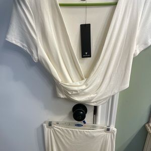 Brand new with tags Lulus 2 piece skirt set